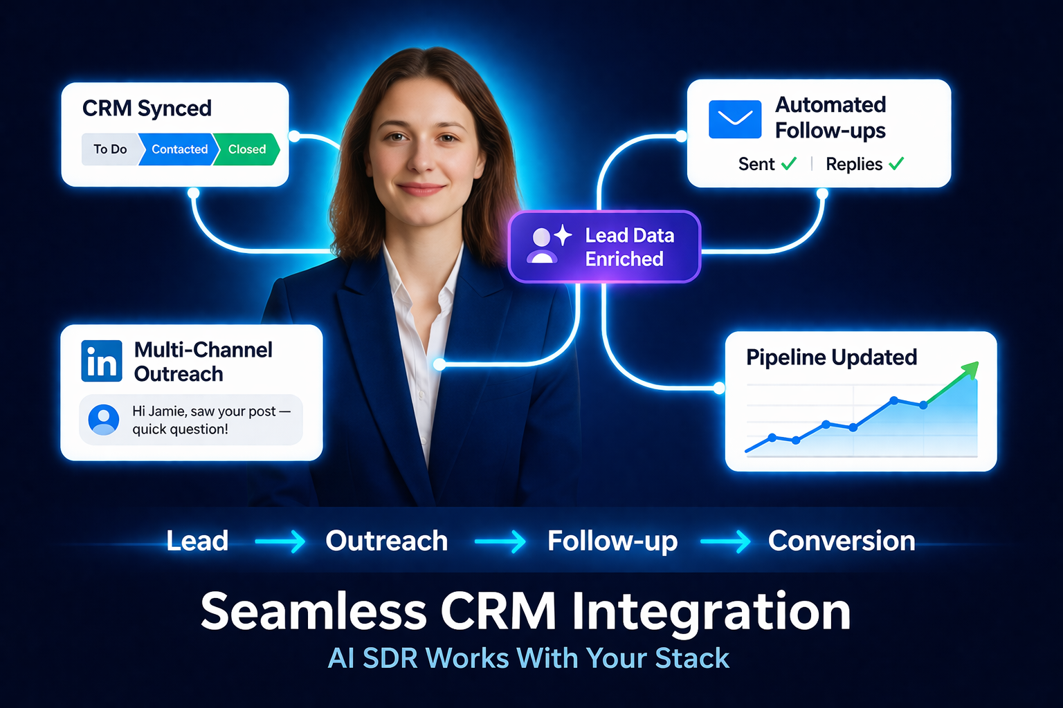How AI SDR Integrates with Your Existing CRM & Tech Stack